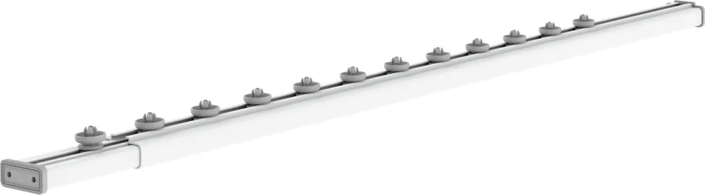 Rail pour rideau de douche Blanc Offre Exclusive